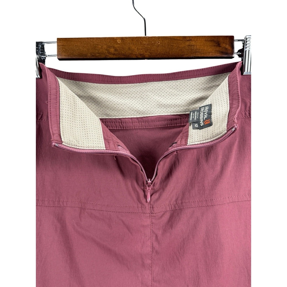 Royal Robbins Outdoor Utility Skirt Women's Size 12 Hiking Travel Zip Pocket - Picture 15 of 16